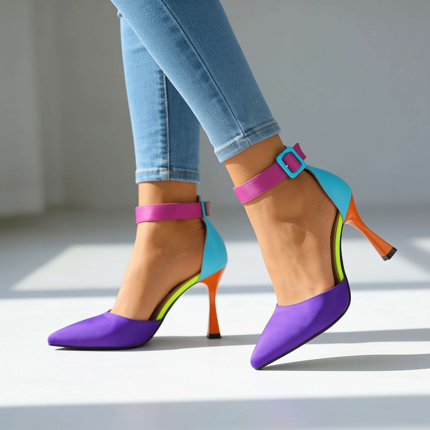 Jolene | Buckle Heels