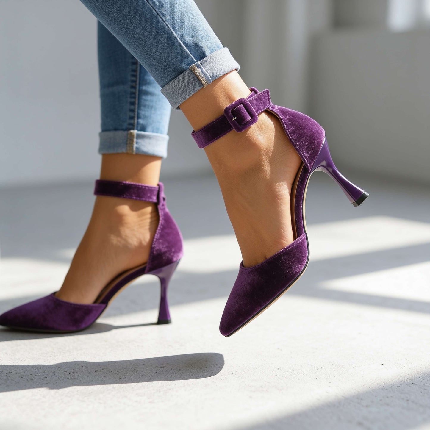 Jolene | Buckle Heels