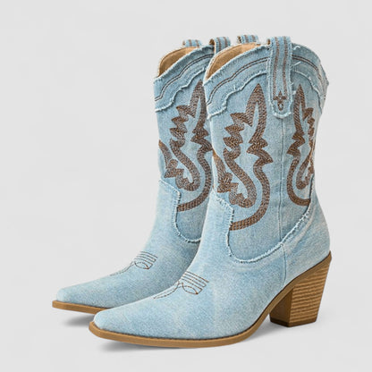 DELACROIX | Bottines en Denim Orthopédique Selena