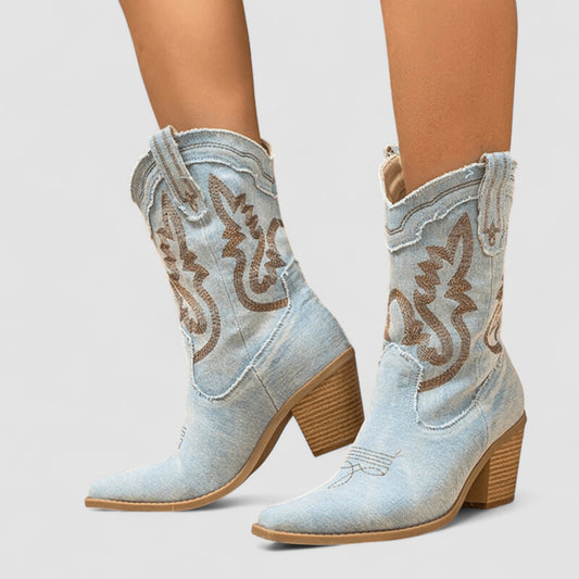 DELACROIX | Bottines en Denim Orthopédique Selena