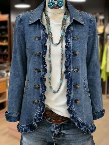 Gisèle | Veste à volants