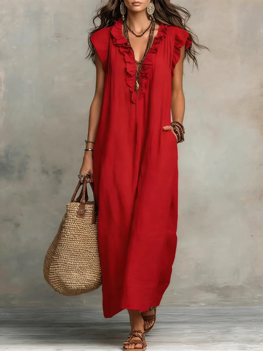 CAMELLIA™ - ROBE MAXI D'ÉTÉ ÉLÉGANTE