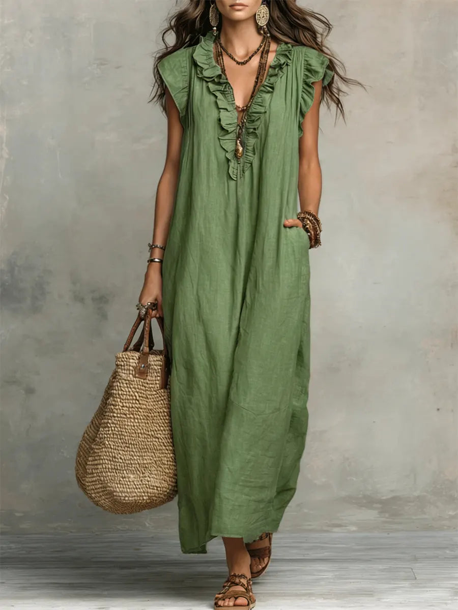 CAMELLIA™ - ROBE MAXI D'ÉTÉ ÉLÉGANTE