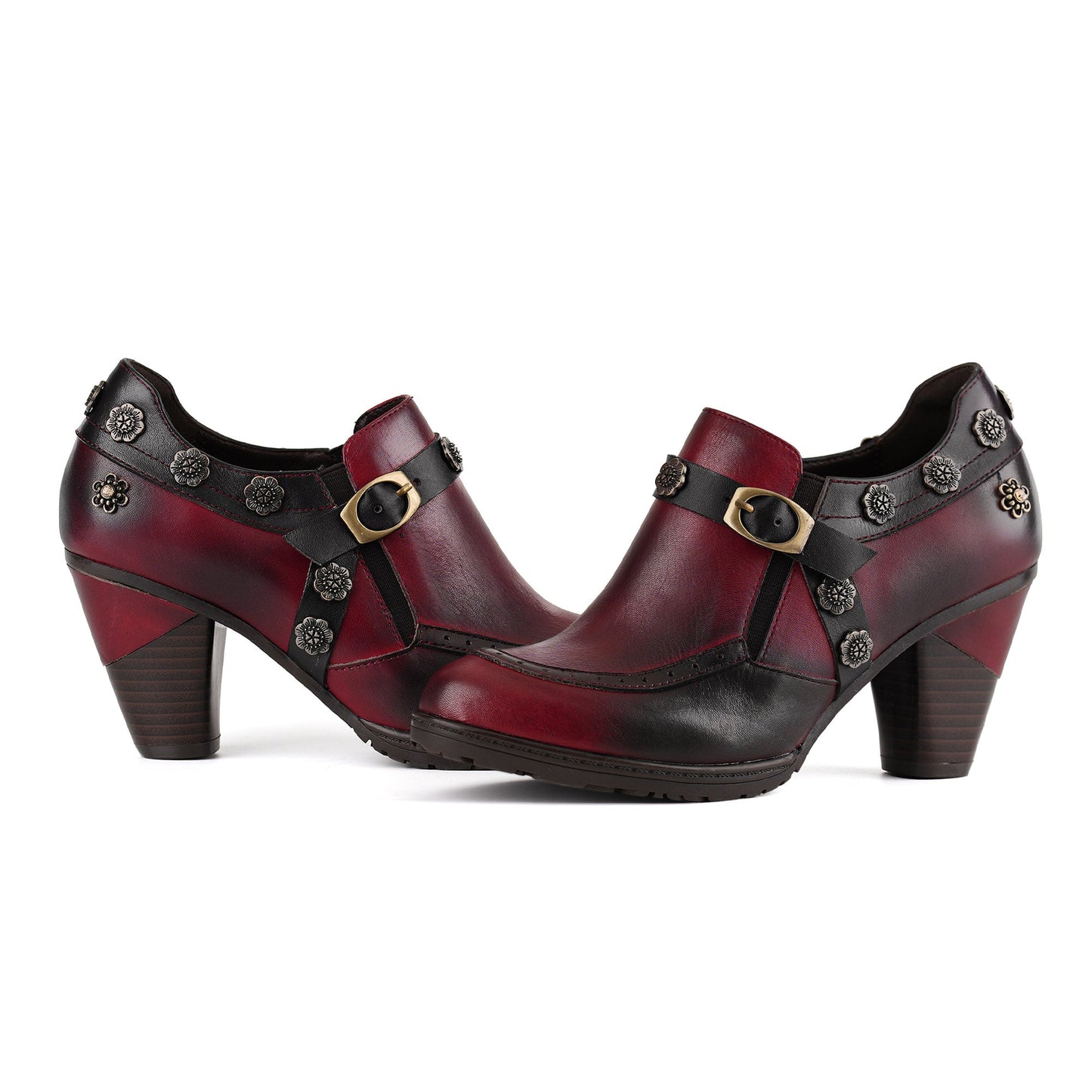 Vintage Elegant Heeled Pumps