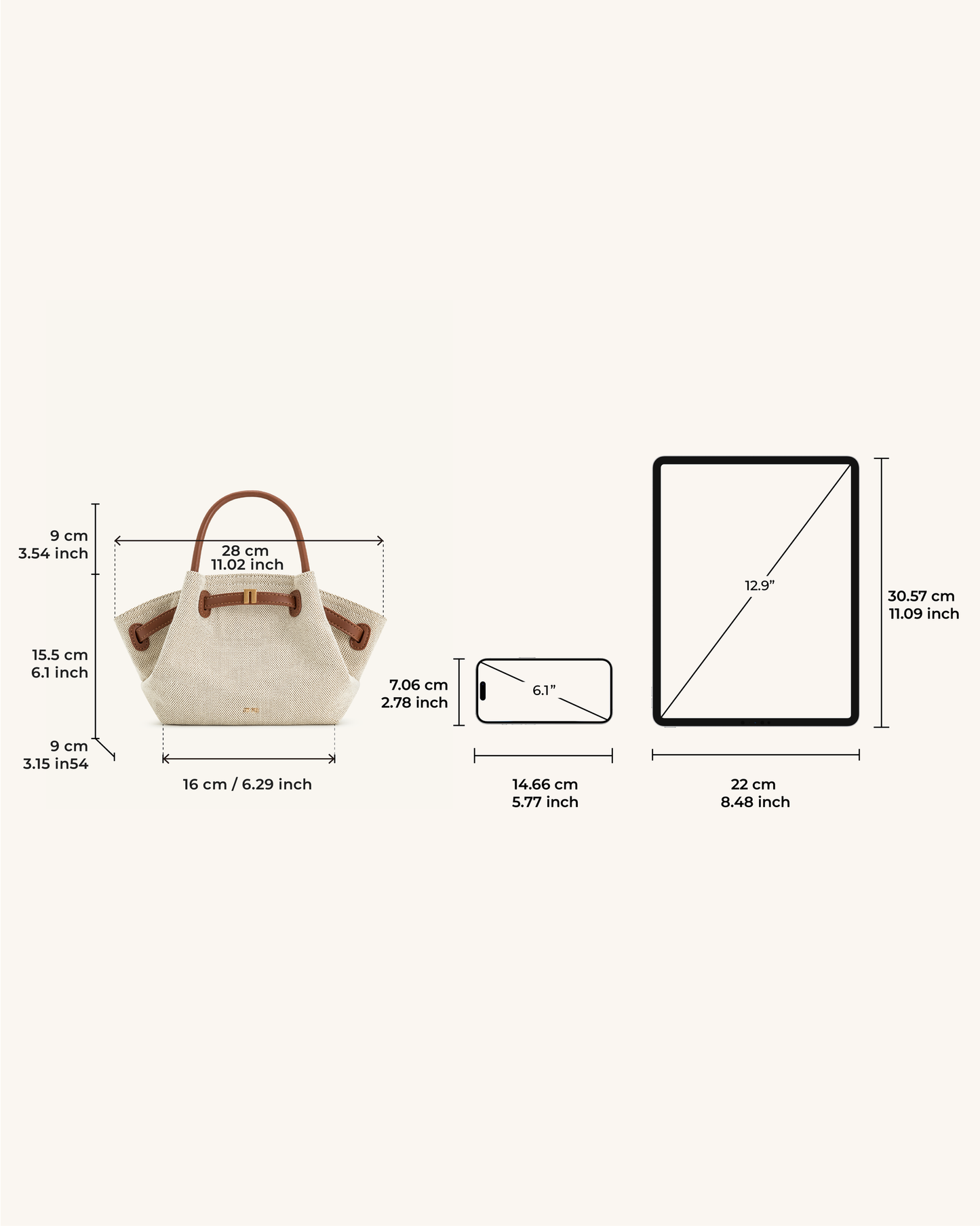 JW P Mini Tote Bag
