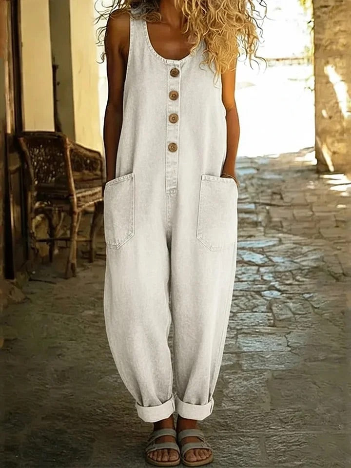 Saylor | Vintage Washed Denim Overalls