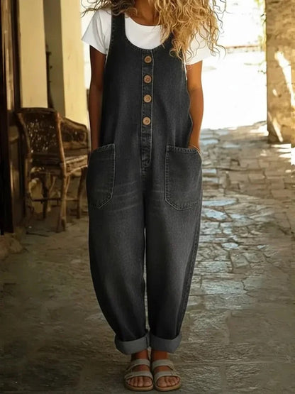 Saylor | Vintage Washed Denim Overalls