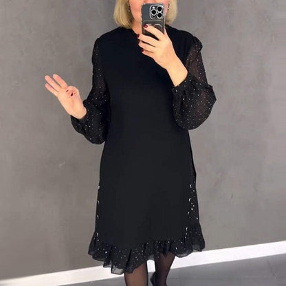 Marélle | Layered Polka Dot Midi Dress